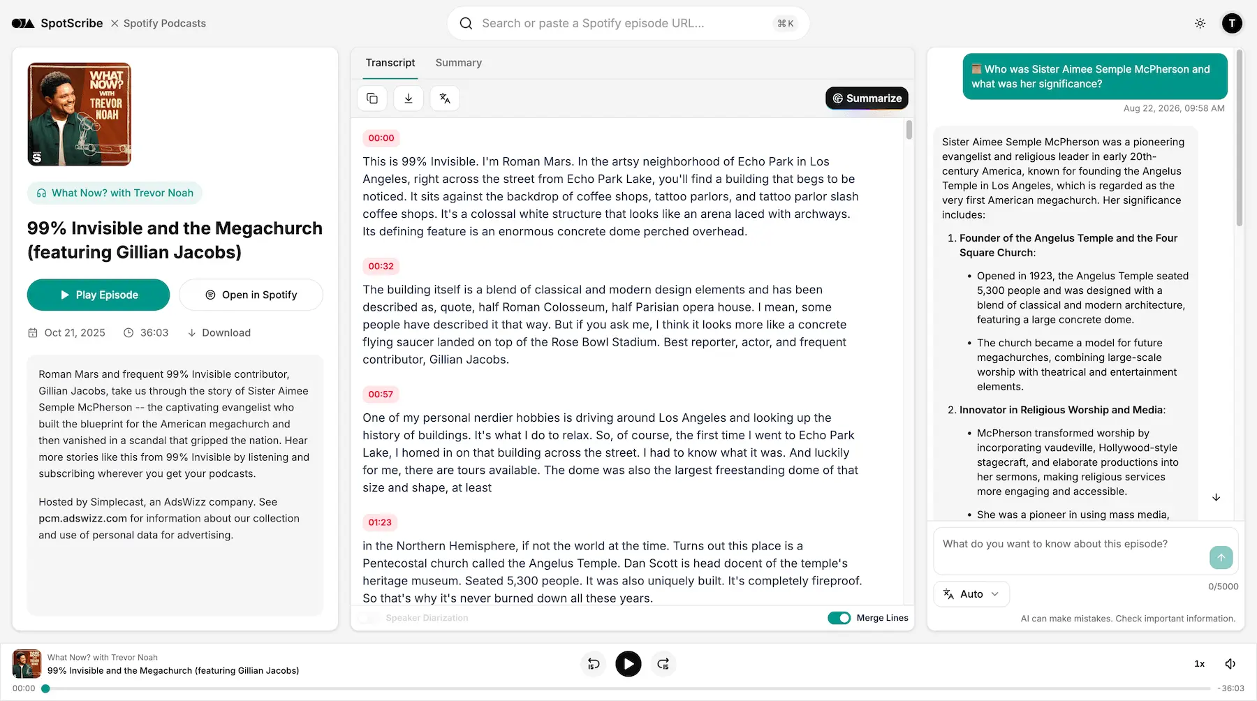 SpotScribe App Image