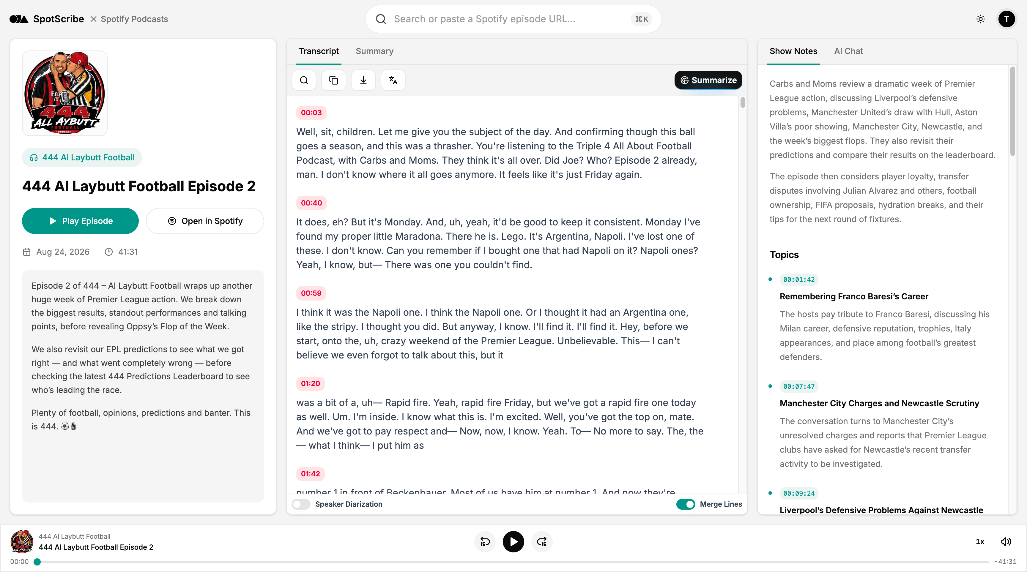 Get Episode Summaries and Key Takeaways