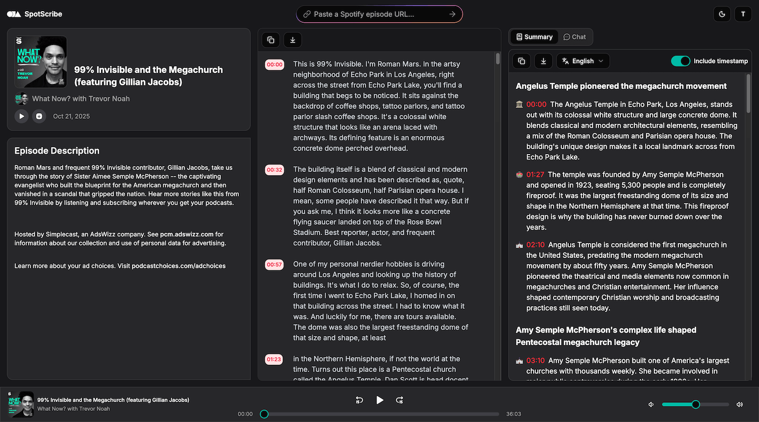 SpotScribe App Image
