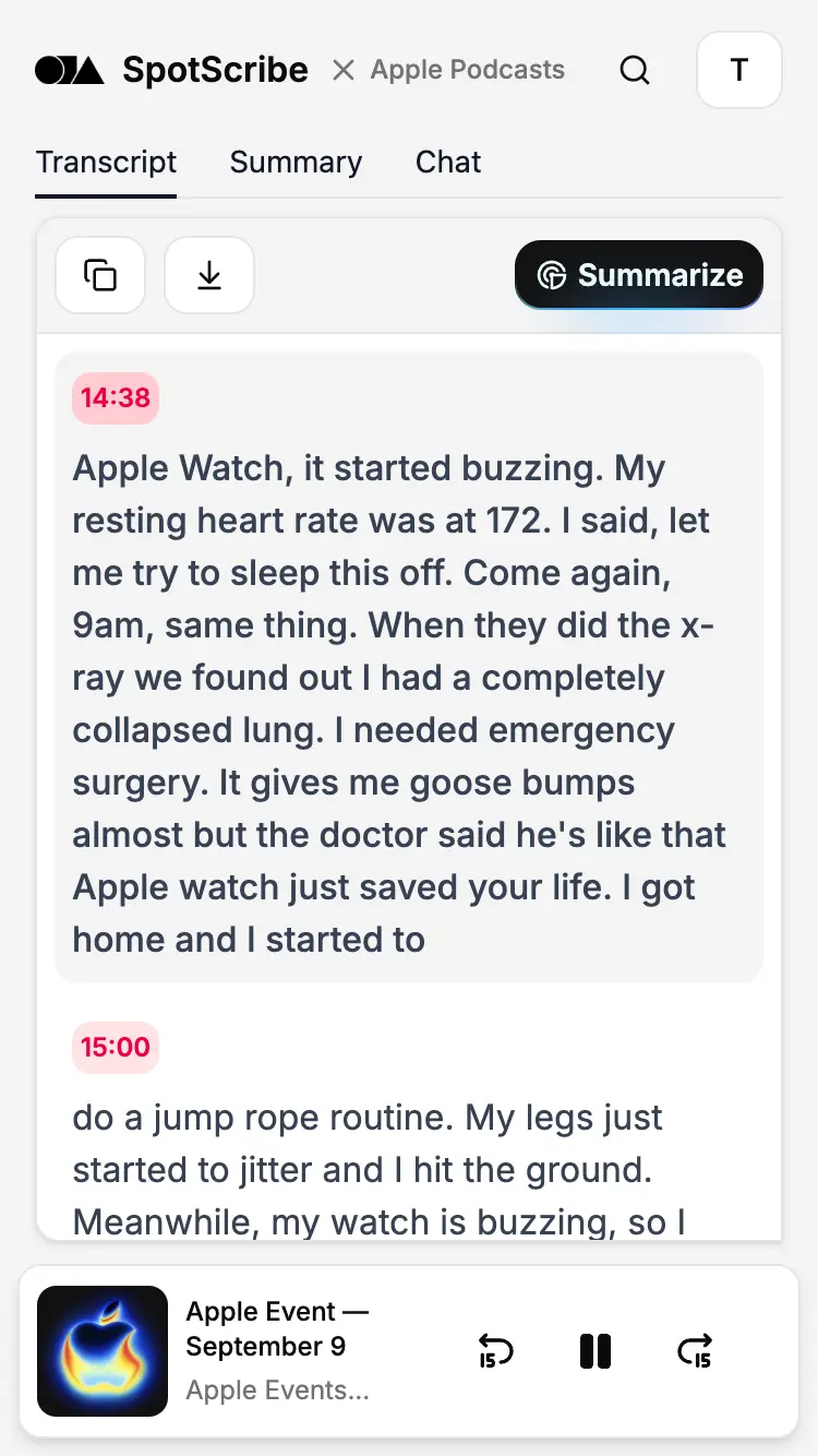 A screenshot of the SpotScribe app that shows the app works on any device or platform