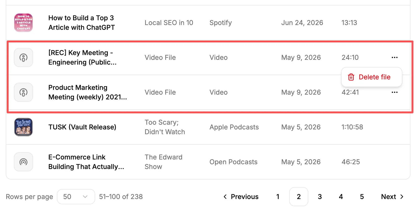 Keep Unpublished Interviews Private