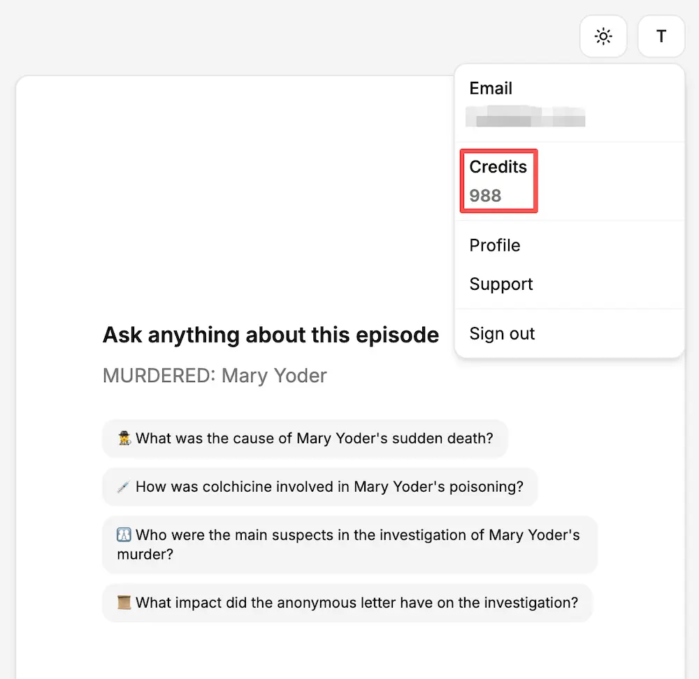 A screenshot of the SpotScribe app that shows the low scaling cost